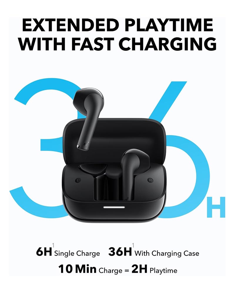 Earphones Anker Soundcore K20i ENC Bluetooth Black