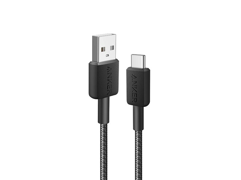Cable USB 2.0 Type-A to Type-C 0.9m Anker 322 Black