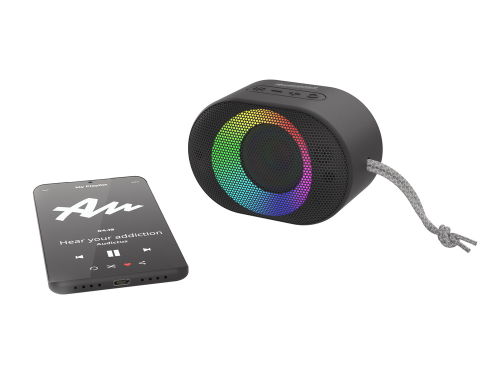 Speaker Audictus Aurora Mini 7W RGB Bluetooth Waterproof