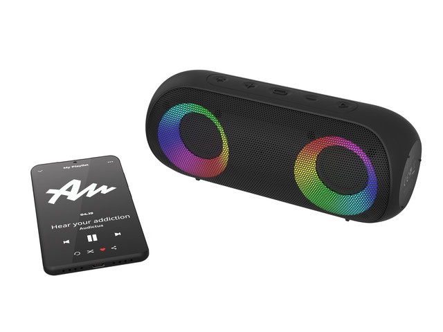 Speaker Audictus Aurora 14W RGB Bluetooth Waterproof