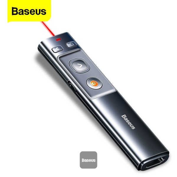 Wireless Presenter Baseus w/Red Laser Gray
