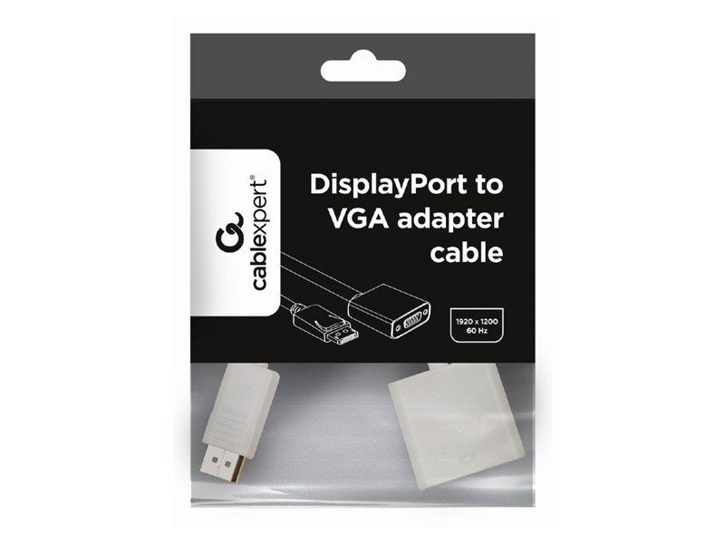 Display Port to VGA Adapter Gembird White