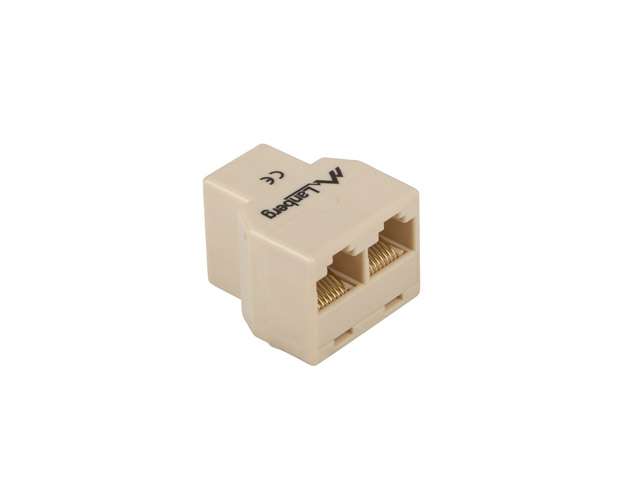 Extension Coupler Inline Spliter Lanberg 1 x RJ-45 to 2 x RJ-45