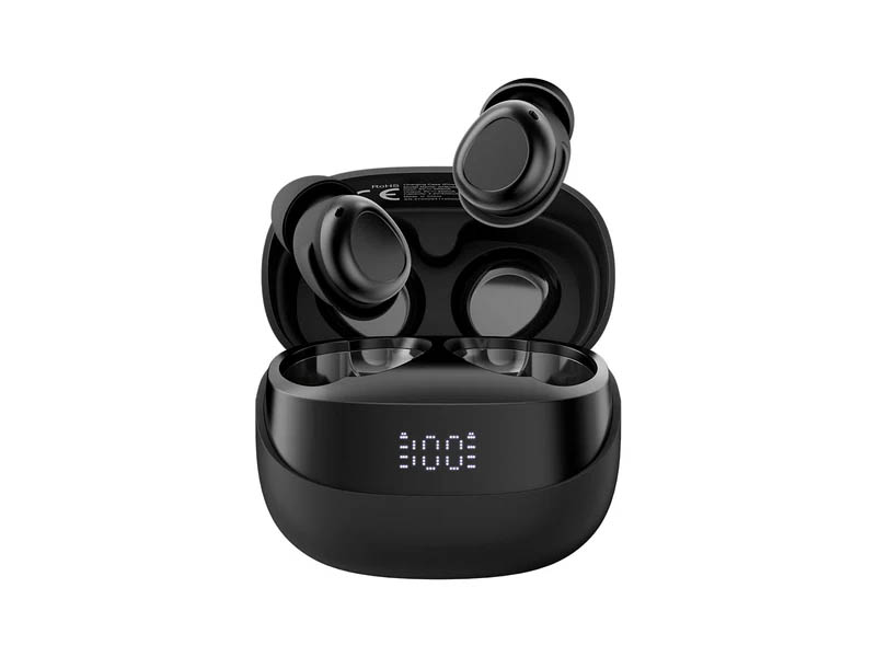 Earphones Blackview AirBuds 9 Phantom Black TWS, Mic, BT 5.4, PNC, Touch w/Charging Case LED Display