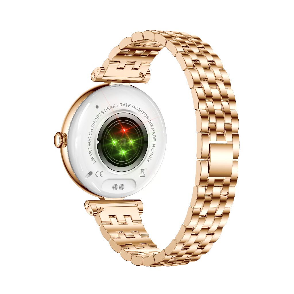 North Edge Healthcare Watch AK73 Gold with Heart Rate, Blood Oxygen, Bluetooth Call