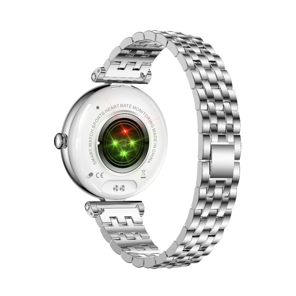 North Edge Healthcare Watch AK73 Silver with Heart Rate, Blood Oxygen, Bluetooth Call