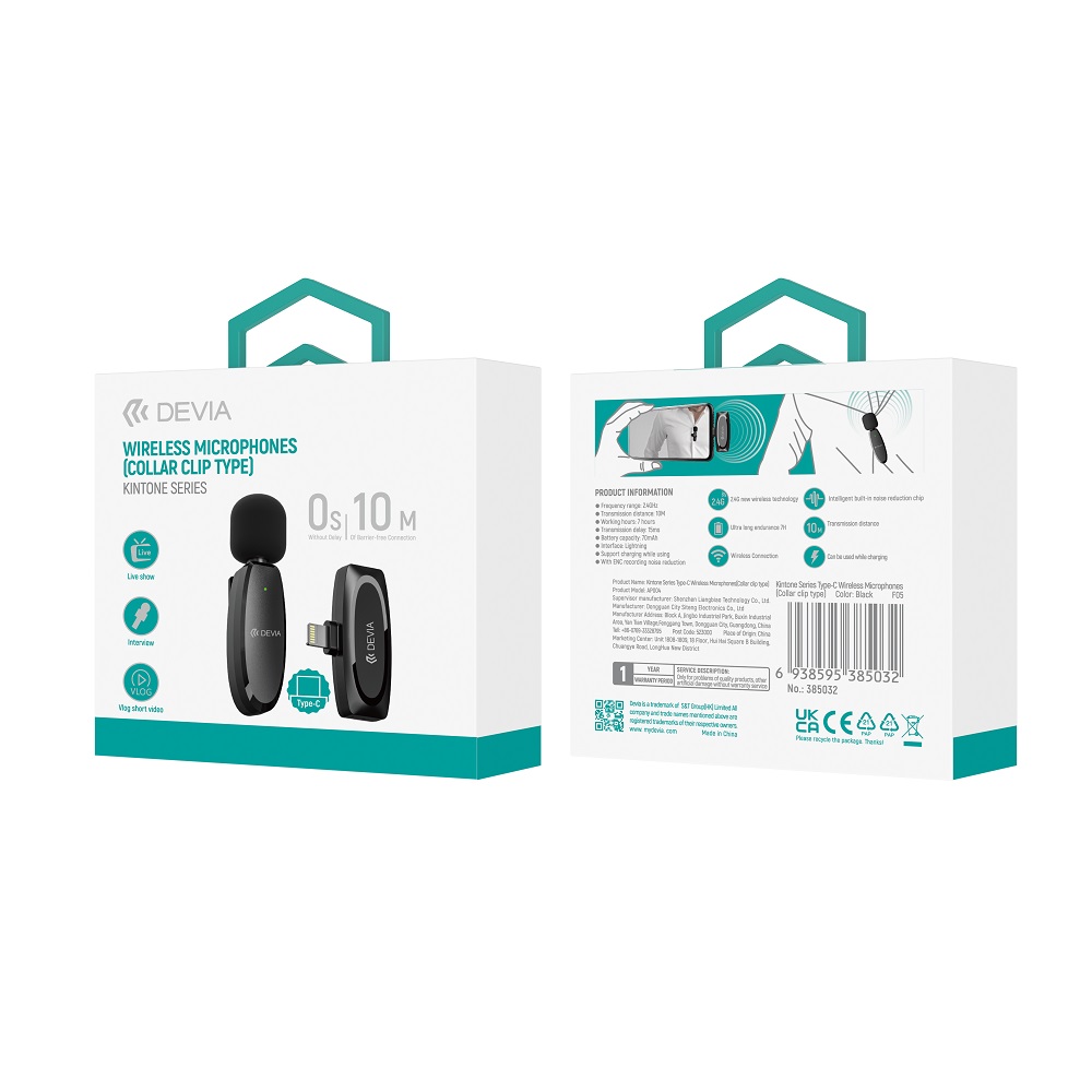 Microphone Devia Wireless Kintone USB-C