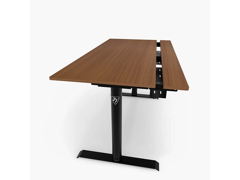 Gaming Desk Arozzi Arena Nordico Electric Height Adjustment w/Full-surface Mouse Pad Black Walnut