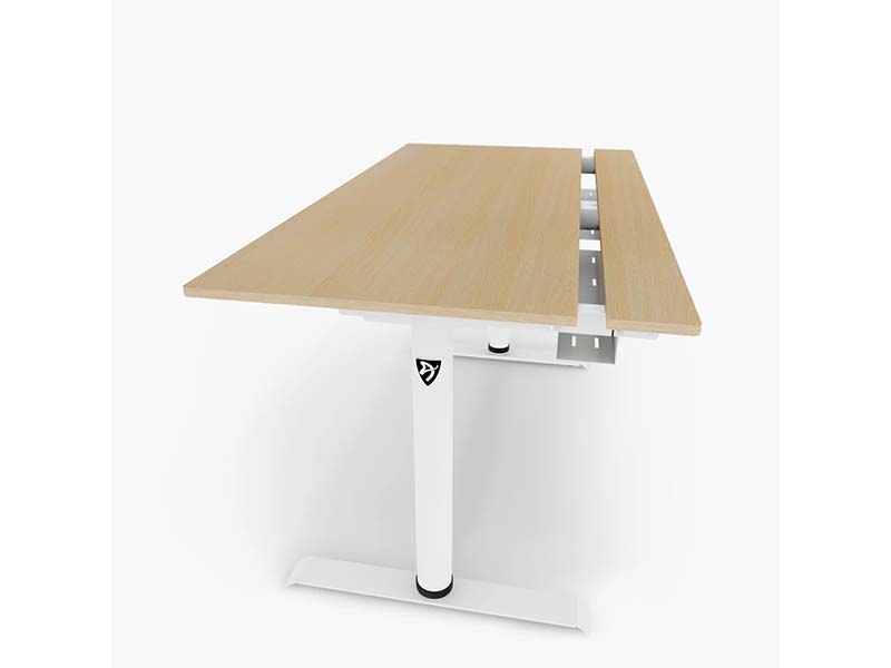 Gaming Desk Arozzi Arena Nordico Electric Height Adjustment w/Full-surface Mouse Pad White Birch