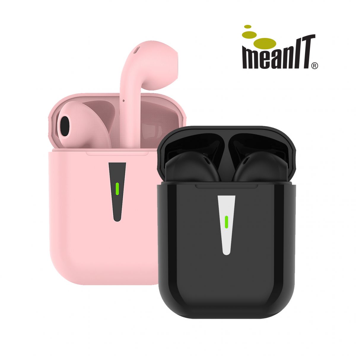 Earphones MeanIT B200 TWS Bluetooth w/Microphone Black
