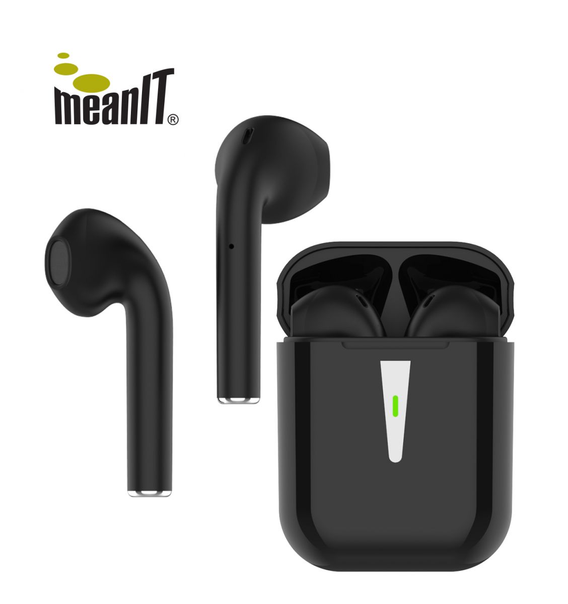 Earphones MeanIT B200 TWS Bluetooth w/Microphone Black