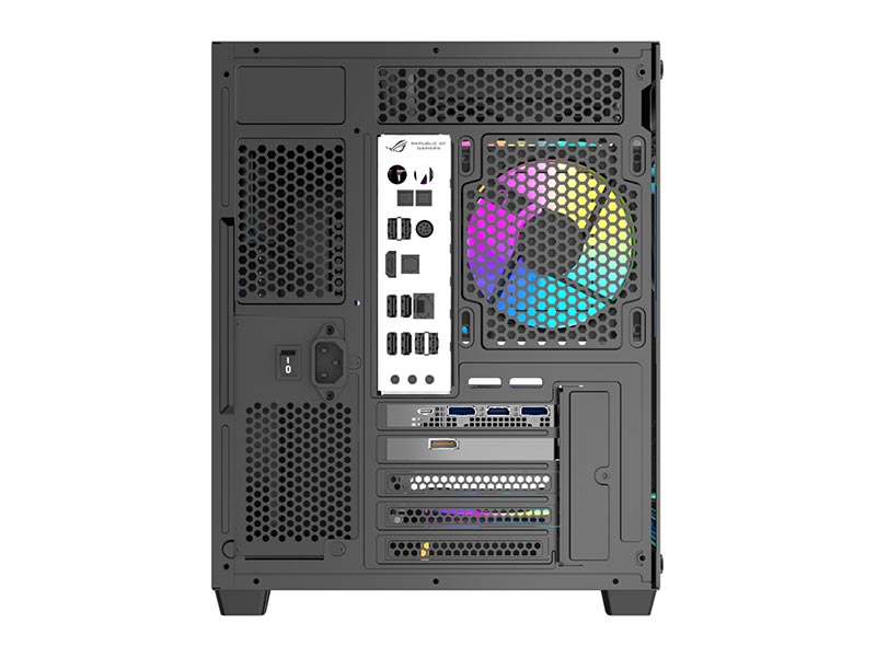 ATX Micro Tower Case DarkFlash B275 PRO Black w/USB 3.0, USB 2.0, 6x 120mm LED Fans