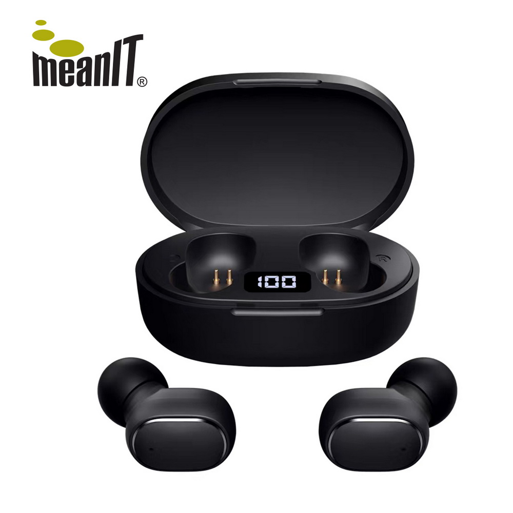 Earphones MeanIT B60 TWS Bluetooth w/Microphone Black