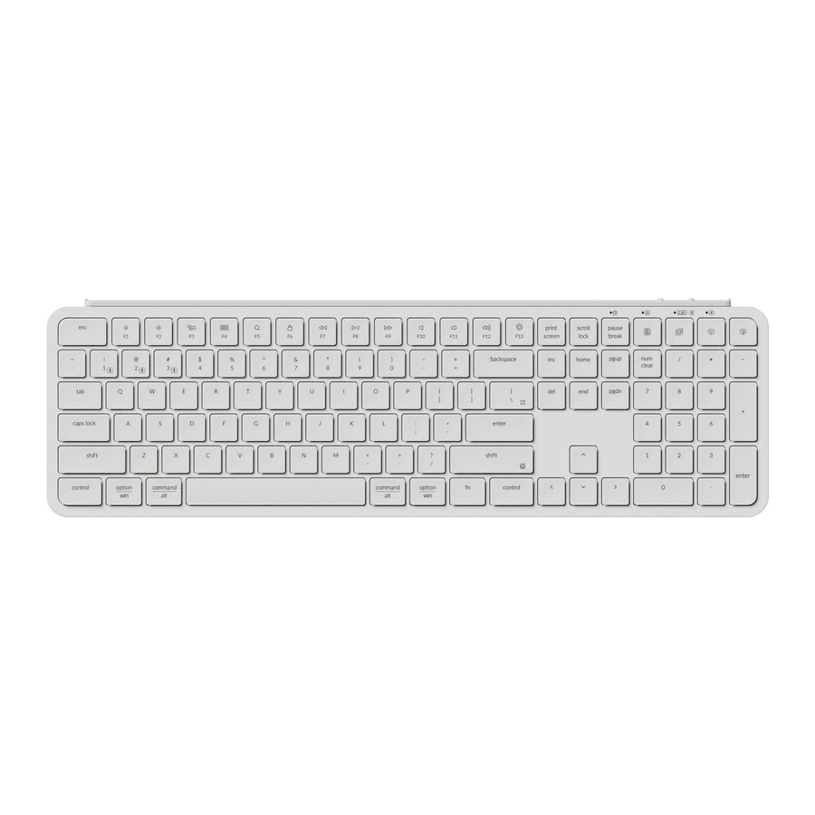 Keyboard Keychron B6 Pro Full-Size Ultra-Slim Wireless - Ivory White