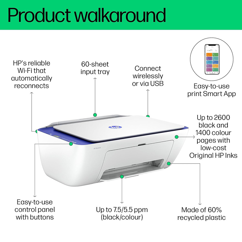 HP DeskJet IA Ultra 4927 AIO WiFi Printer