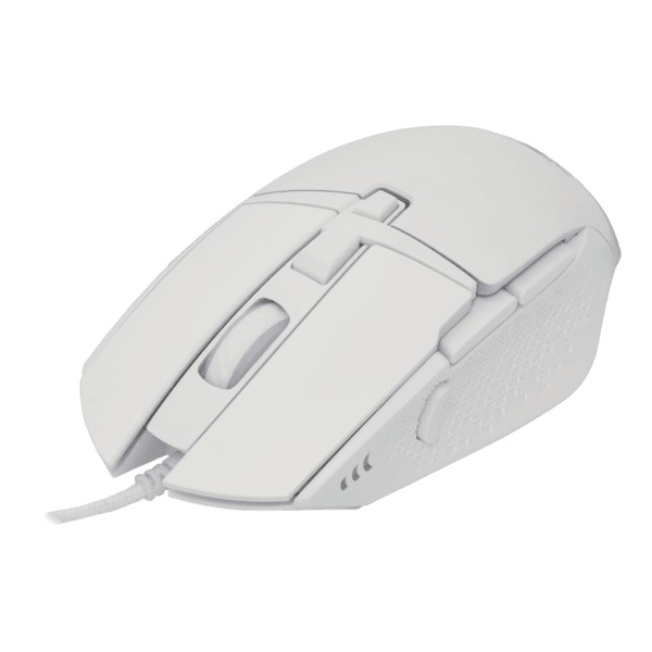 Mouse Baracuda Gaming Raptor 6400DPI White