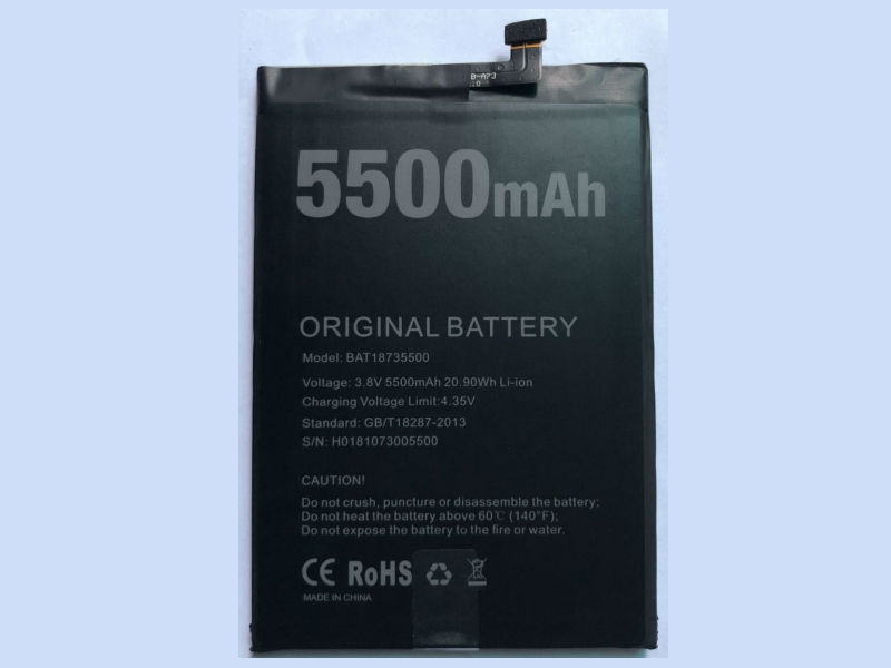 Li-ion Battery DOOGEE BL5500 Lite - Internal