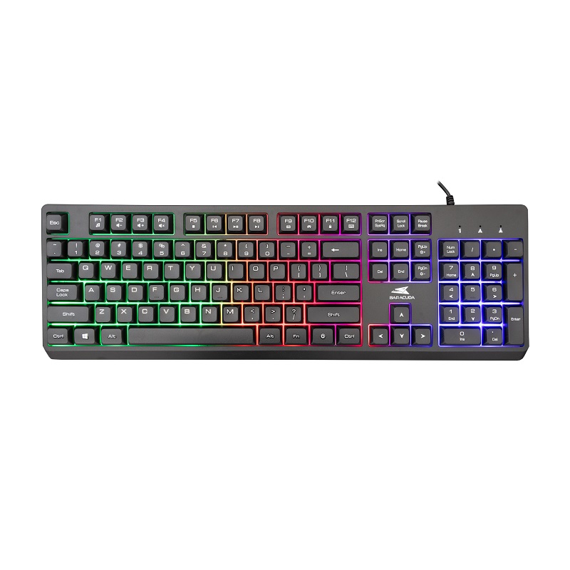 Keyboard Baracuda Gaming Starfish Black RGB