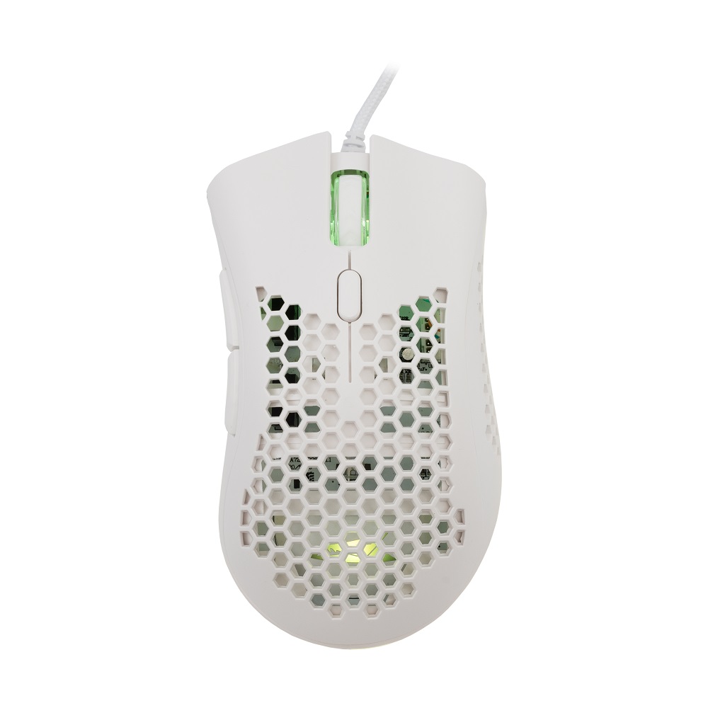 Mouse Baracuda Gaming Coral 12800DPI White