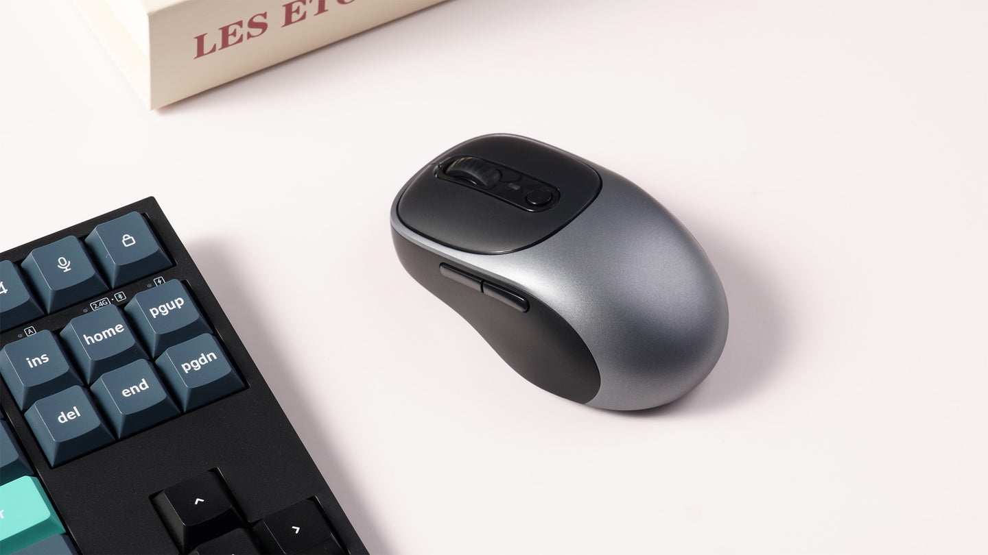 Mouse Keychron BM24 Silent Wireless 1000Hz - Metal Gray