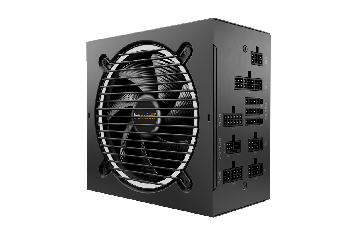 PSU 1200W BE Quiet! Pure Power 12 80+ Gold Full Modular, PCIe Gen 5.1 Ready 12VHPWR