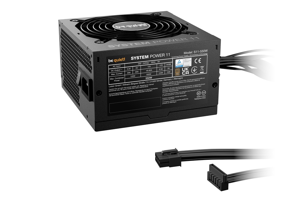 PSU 550W BE Quiet! System Power 11 80 Plus Bronze Black