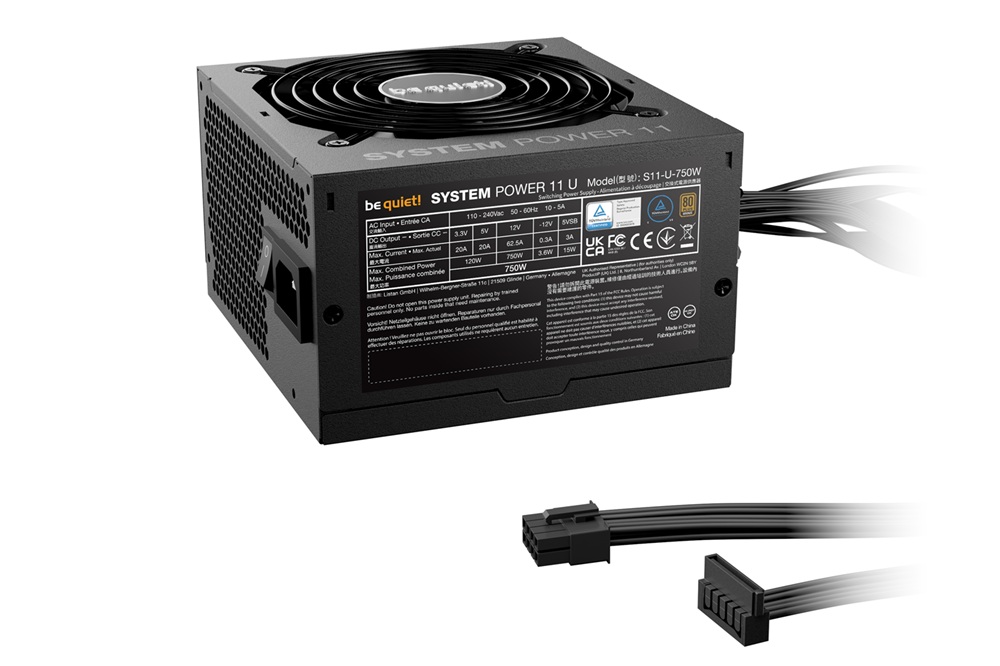 PSU 750W BE Quiet! System Power 11 80+ Bronze PCIe Gen 5.1, ATX 3.1
