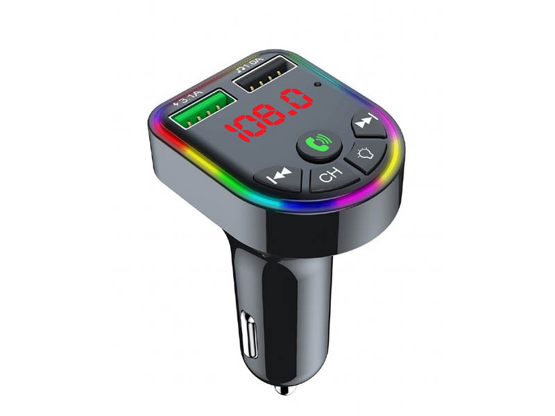 Wireless Bluetooth FM Transmitter Gembird Hands Free/Dual Charger w/LCD Display BTT-05