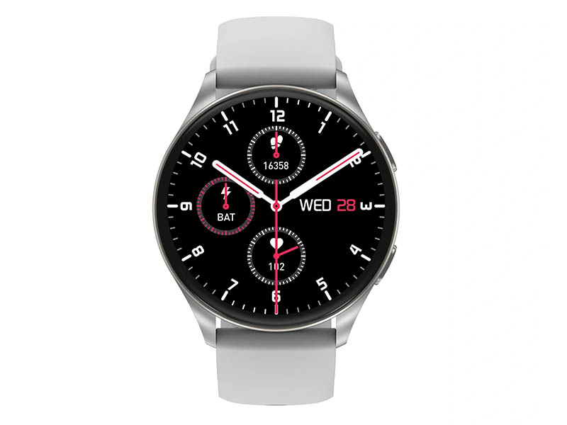Smartwatch Blackview X20 Silver 1.43" AMOLED Heart rate/Oxygen/BT Calls/100+ Sports/Sleep Monitor
