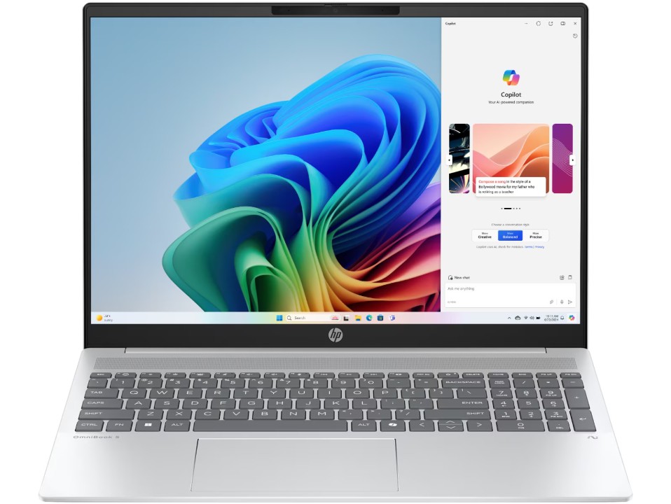 Notebook HP OmniBook 5 Ultra 7 255U/16GB/1TB/16" 2K (1920x1200) IPS/Silver