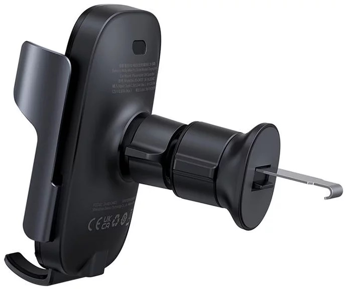 Car Holder for Smartphones Baseus w/Wireless Charger 15W Milky Way Pro Black