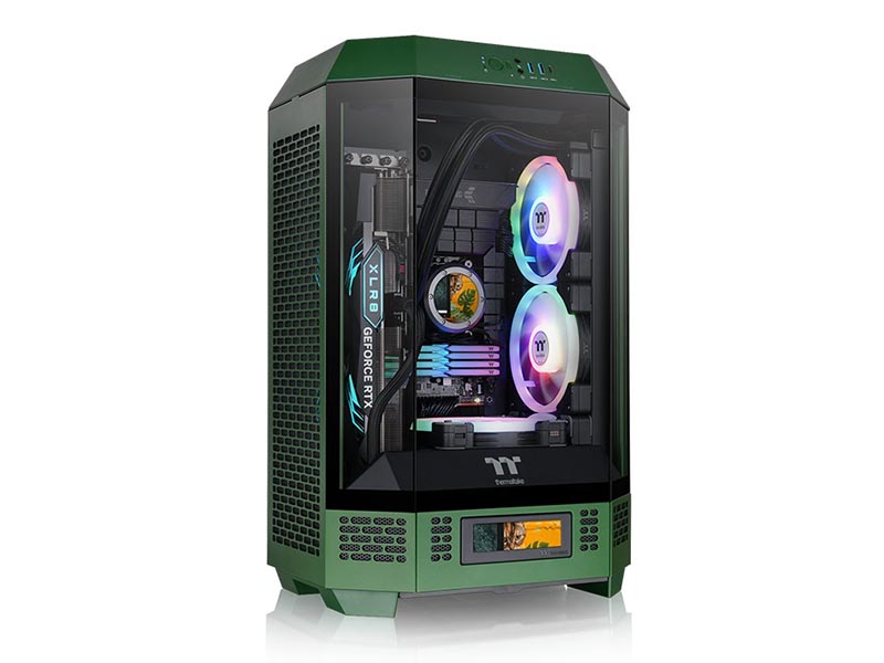 ATX Micro Tower Case Thermaltake The Tower 300 Racing Green