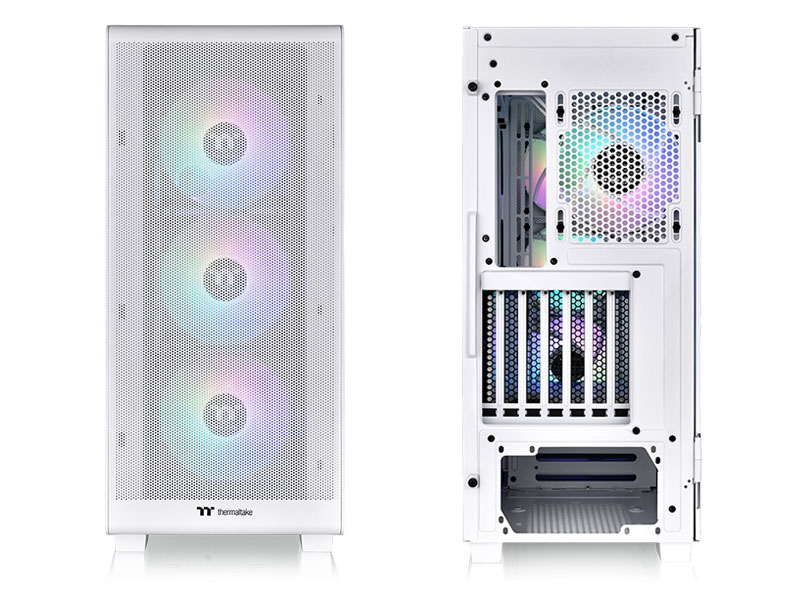 ATX Mid Tower Case Thermaltake S250 TG ARGB Snow