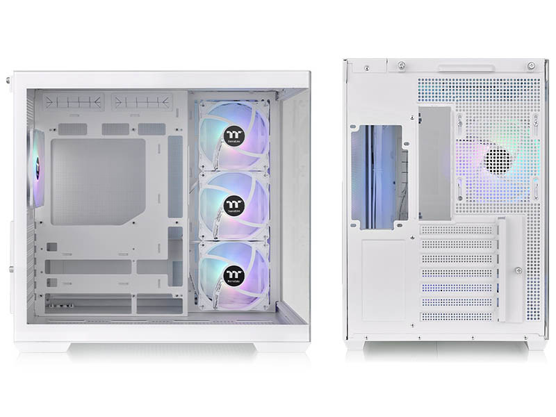 ATX Mid Tower Case Thermaltake View 380 TG ARGB Snow White
