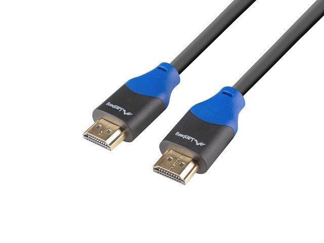Cable HDMI M/M 3m v.2.0 4K with ethernet CU Black Lanberg
