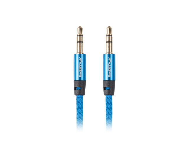Cable Audio 3,5mm 1m Lanberg Premium Blue