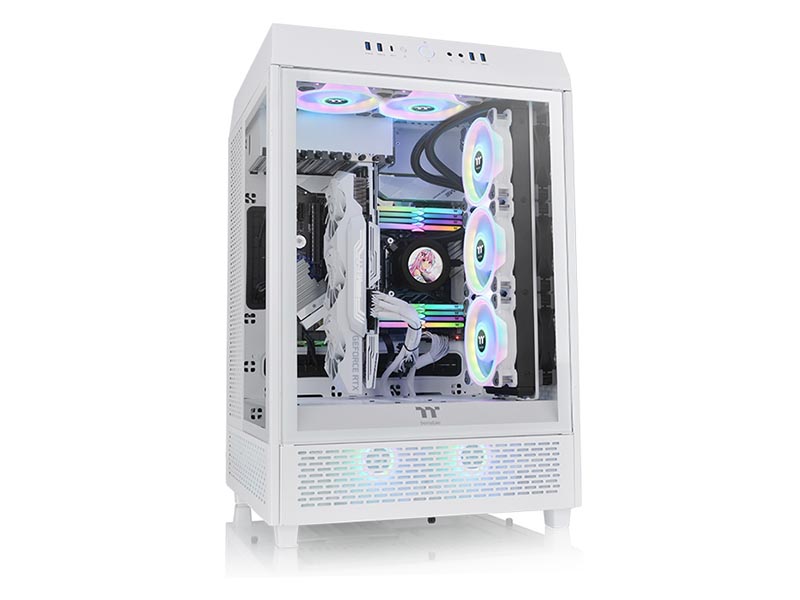 ATX Mid Tower Case Thermaltake The Tower 500 Snow White