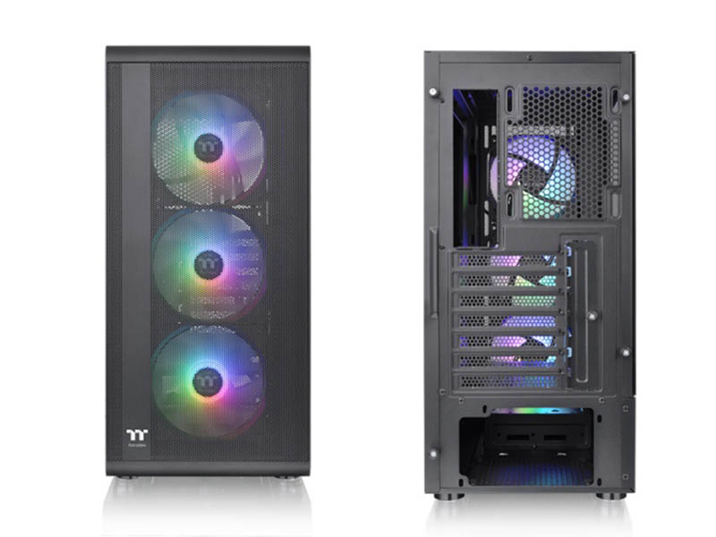 ATX Mid Tower Case Thermaltake S200 TG ARGB Mid Tower Chassis Black