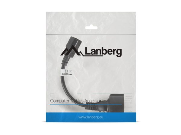 Power Cord Adapter C14 to Schuko Lanberg