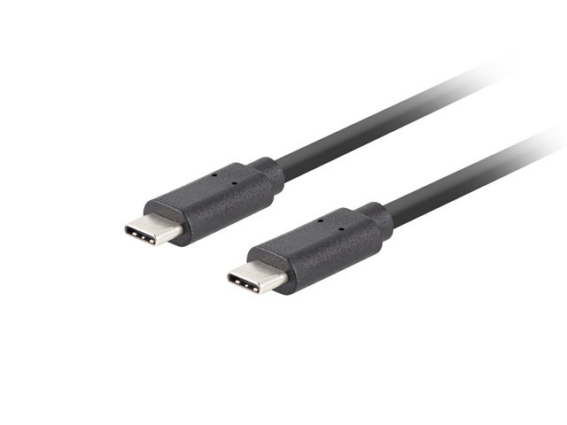 Cable USB 3.1 Type-C to Type-C 1.8m Lanberg 100W 4K 60HZ Black