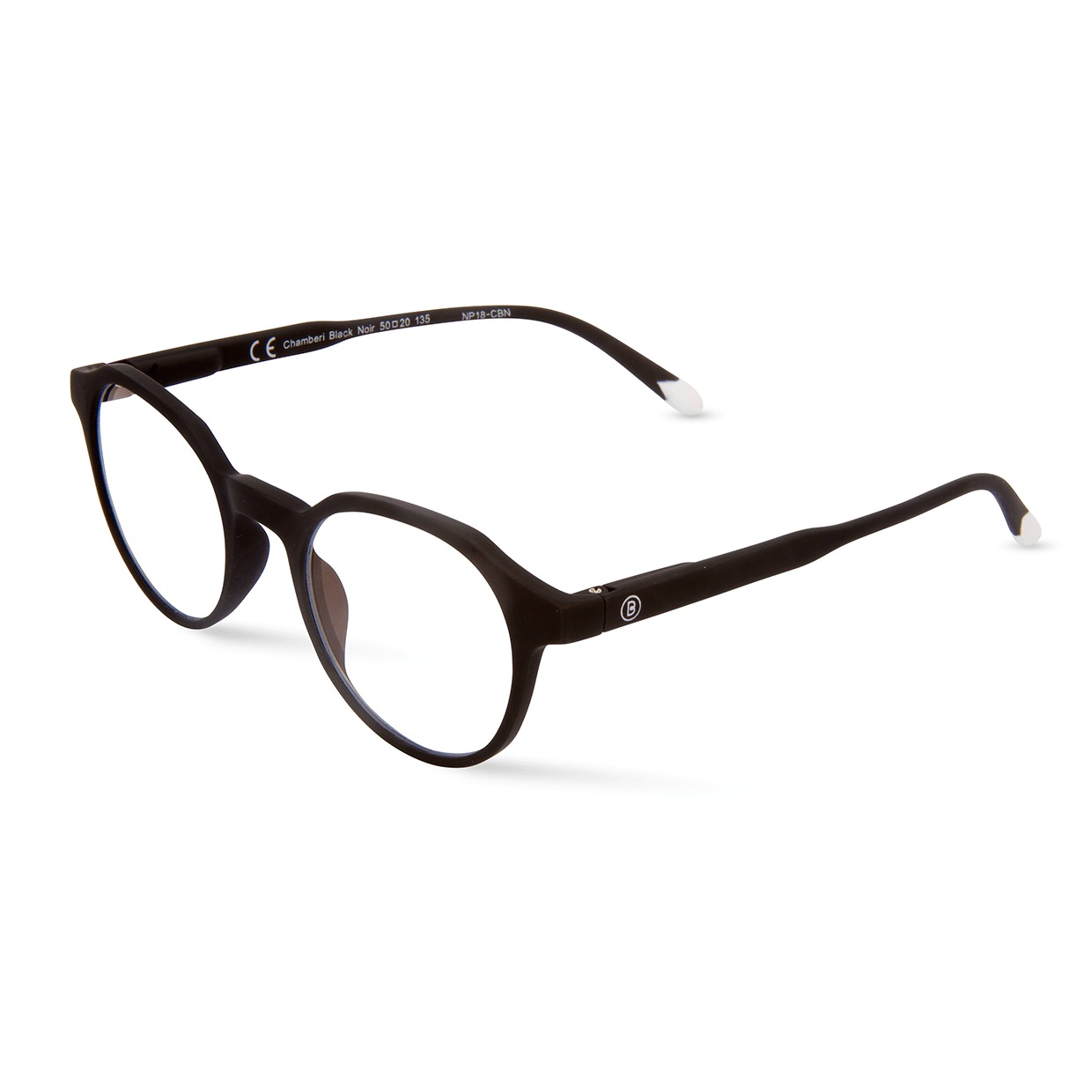 Glasses Barner Chamberi Black Noir w/Blue Light Protection