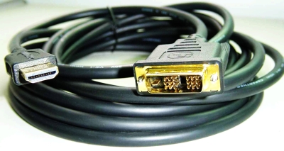 Cable HDMI to DVI M/M gold-plated connectors 3m Cablexpert
