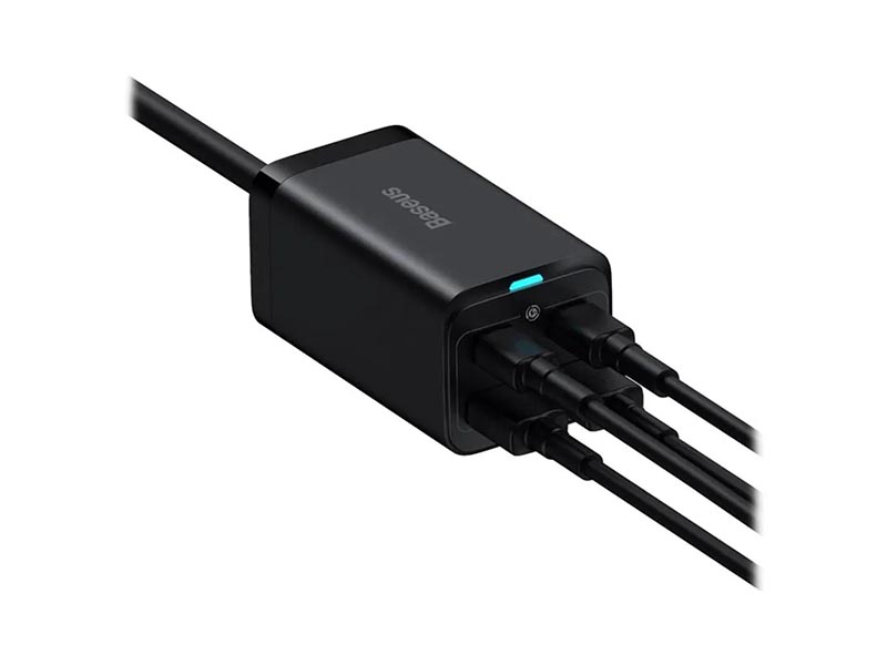USB Universal Power Charger Baseus GaN3 Desktop PD 100W 2xUSB-A + 2xType-C Black