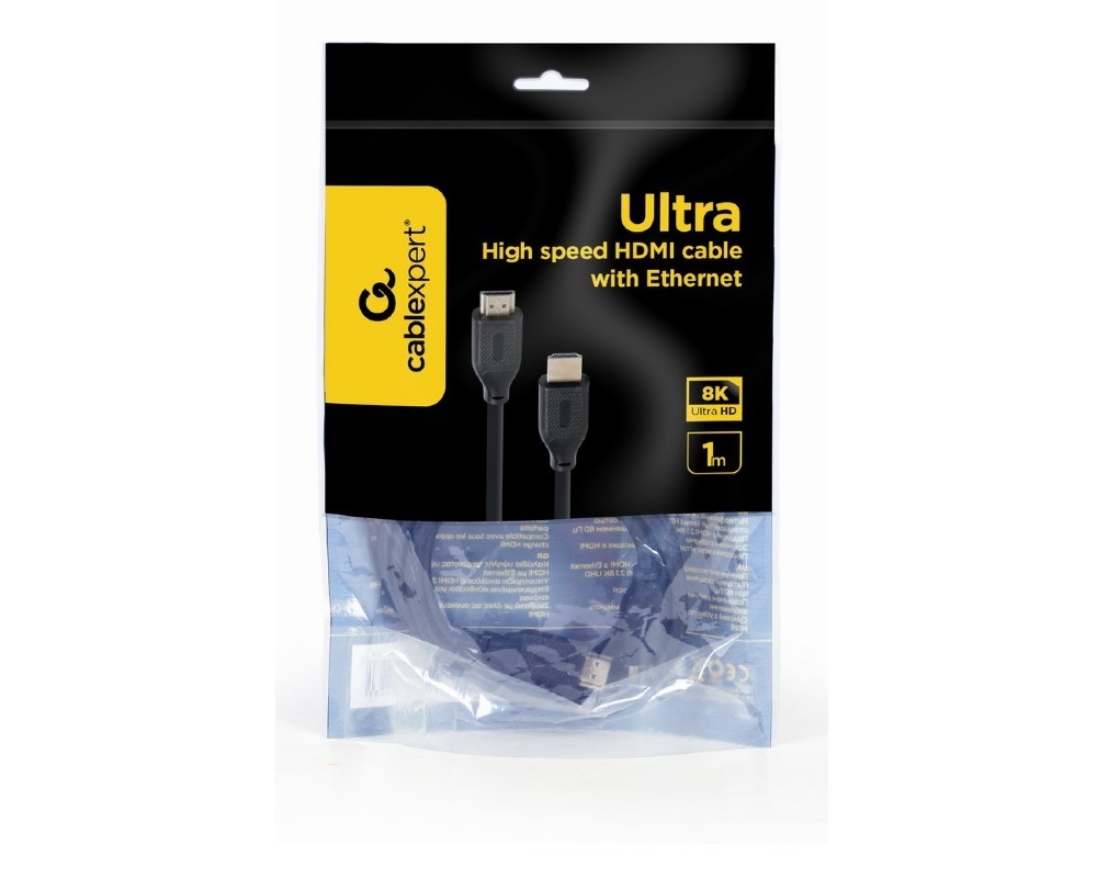 Cable HDMI M/M 3m v.2.1 8K with ethernet Cablexpert