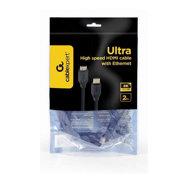 Cable HDMI M/M 2m v.2.1 8K with ethernet Cablexpert