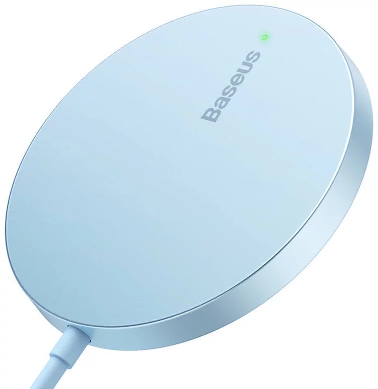 Wireless Charger Baseus Simple Mini3 Magnetic 15W Galaxy Blue