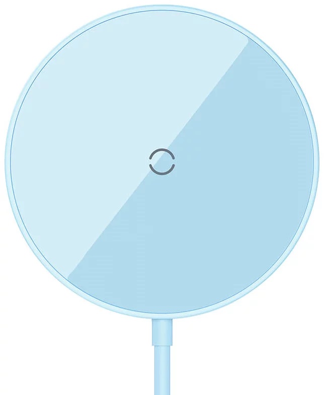 Wireless Charger Baseus Simple Mini3 Magnetic 15W Galaxy Blue