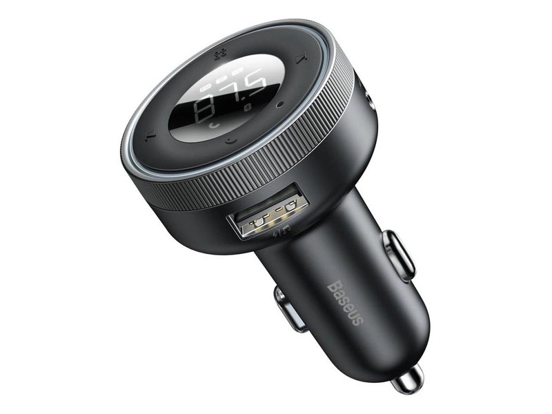 Wireless Bluetooth FM Transmitter Baseus Enjoy Hands Free/Dual Charger w/LCD Display, SD Card