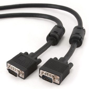 Cable VGA 30m Gembird Dual Shielded 2*Ferrite Core Black