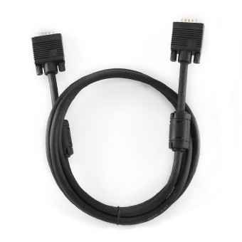Cable VGA 1.8m Gembird Dual Shielded 2*Ferrite Core Black